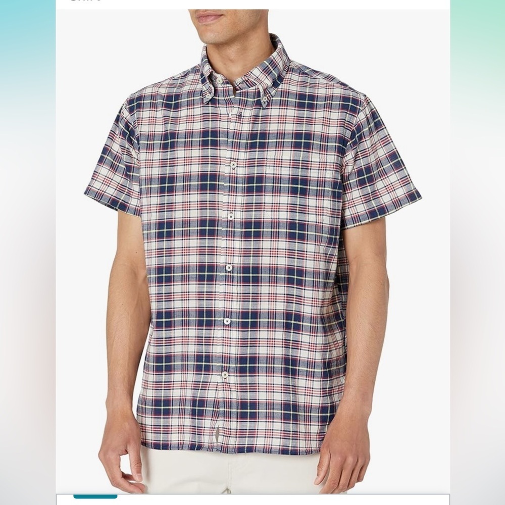 Brooks Brothers regent fit plaid Casual Button Down Shirt button down collar XXL